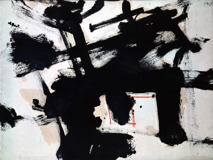 Untitled c.1956, ca. 1956, Oil and crayon on paper mounted on canvas