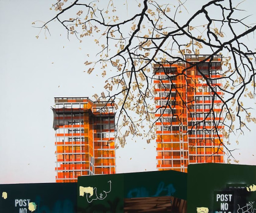 Untitled, 2011 Acrylic on canvas over panel