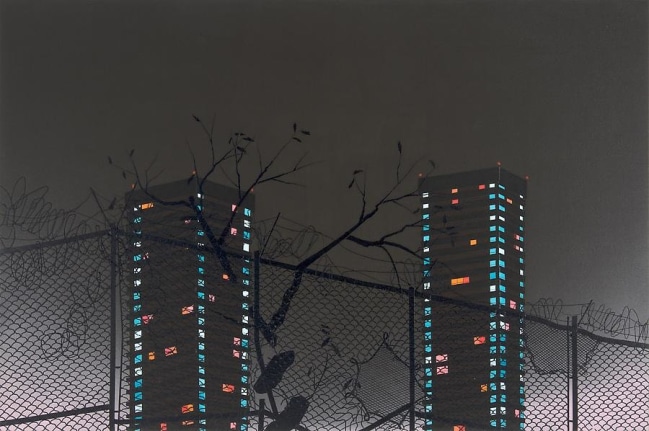 Homeward, 2011 Acrylic on canvas over panel