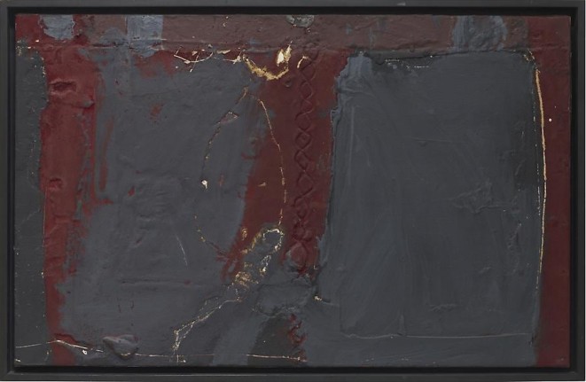 Antoni T&agrave;pies Gris I porpa (Grey and Purple), 1960