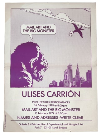 Ulises Carri&oacute;n, Mail Art and the Big Monster, Alternate Projects