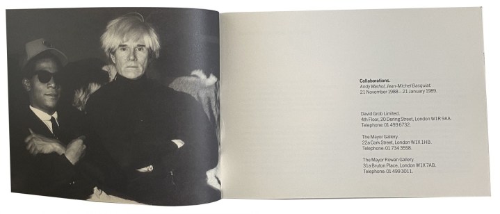 Andy Warhol, Jean-Michel Basquiat, Collaborations, Alternate Projects