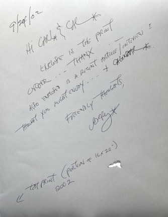 Jerry Uelsmann Test Print Alternate Projects