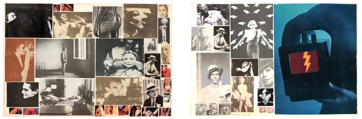 Hudinilson Jr., Untitled, 1980/2008, UNIQUE double sided collage on paper, SIGNED, Alternate Projects