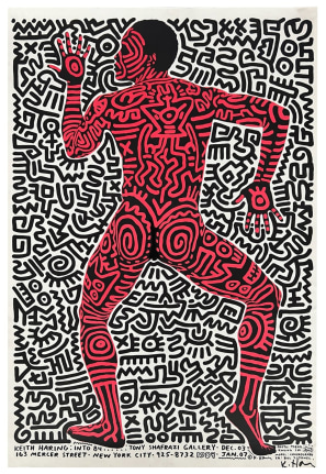 Keith Haring Into 1984/Tony Shafrazi Gallery poster, Alternate Projects