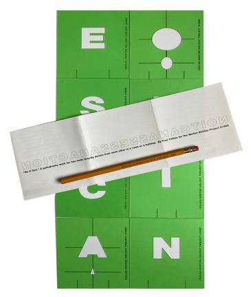 Fred Fehlau Untitled (NO IT CAN ASSESS AN ACTION) Peter Norton Family Christmas Project, Alternate Projects