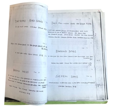 Hamish Fulton, 100 Walks, Alternate Projects