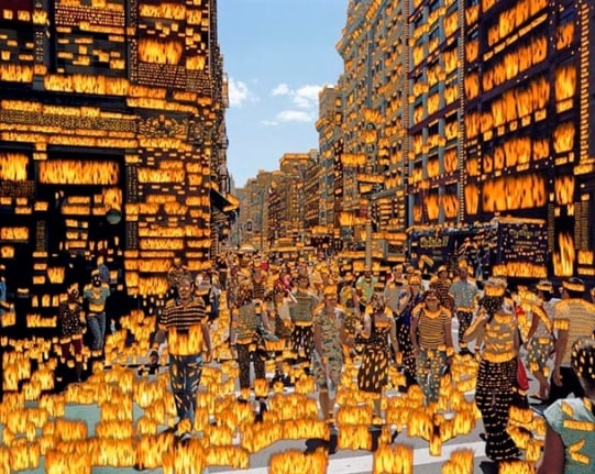 Fire, 2008. Mounted c-print on 6mm sintra, framed, 60 x 75 inches (152.4 x 190.5 cm). MP P-52