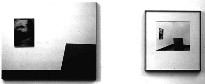 Louise Lawler, You Can’t Buy One Without the Other, 1999/2000. 1 cibachrome (museum mounted), 1 black & white photograph (with mat); cibachrome: 39 1/4 x 48 inches; black & white: 15 1/8 x 17 5/8 inches (image) 30 x 28 inches (mat). MP 447
