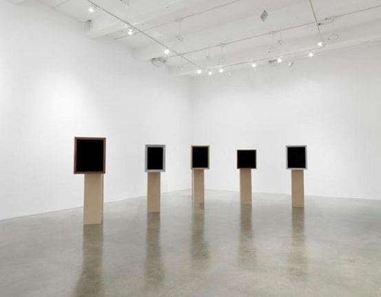 Time Tubes by Andy Hope 1930, 2010, installation view. Metro Pictures, New York.