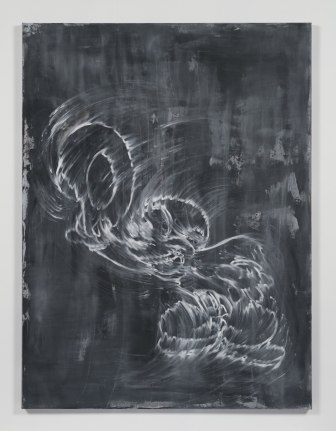 Gary Simmons painting Let Me Introduce Myself