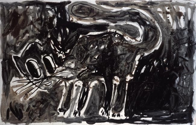 Untitled (Katze), 2007. Oil on canvas. MP 14