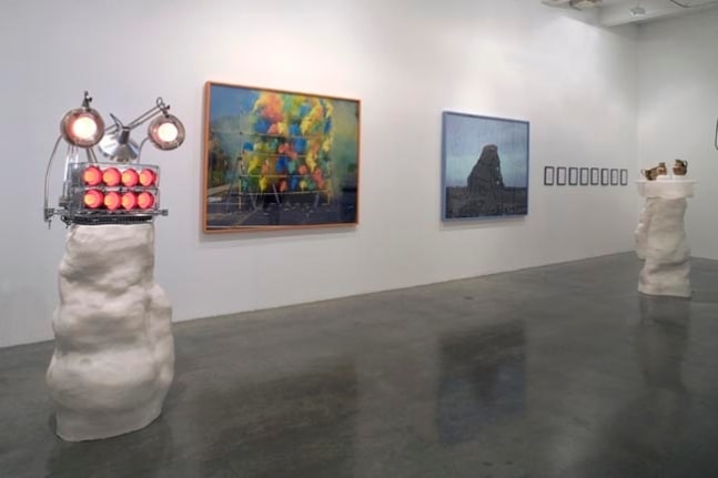 Olaf Breuning Installation view, 2008