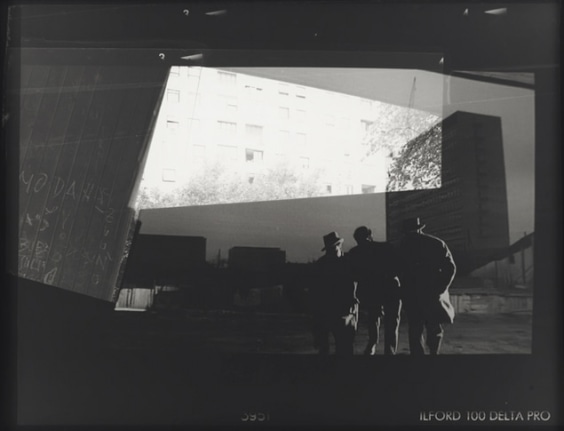 Recalling Frames, 2010. Black and white photograph, 42 1/2 x 55 inches (frame size) (108 x 139.7 cm). MP P-3