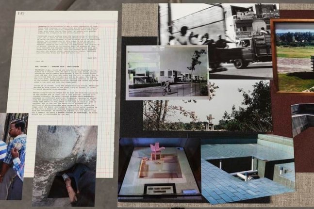 "Capitol Complex," Installation view (detail), 2015. Appleton Square, Lisbon.
