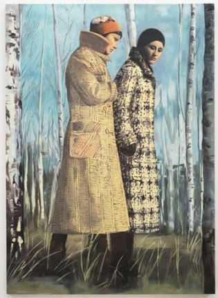 Wool mark, 2010. Oil on canvas, 76.77 x 55.12 inches (195 x 140 cm). MP 68