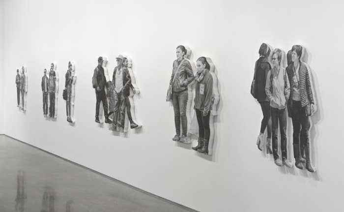 "Here in the Real World." Installation view, 2015. Metro Pictures, New York.