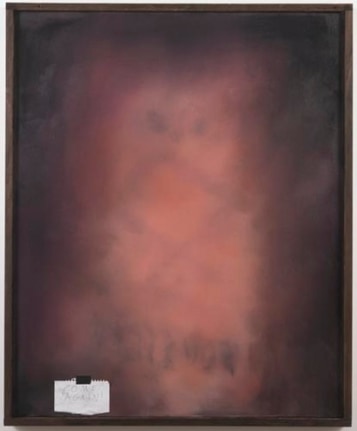 Vacant Portrait: Roussseau, 2011. Oil and collage on canvas, 46 x 37 5/8 inches (frame size) (116.8 x 95.6 cm); 44 1/4 x 36 inches (image size) (112.4 x 91.4 cm). MP 23