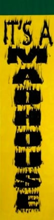 Gary Simmons It's A Madhouse (Yellow), 2008
