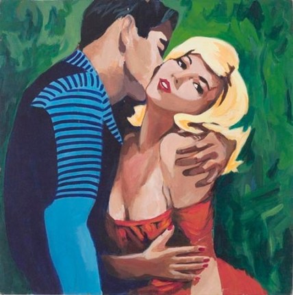 Blonde Dynamite N.D., 1984. Acrylic on board, 24 x 24 inches (61 x 61 cm). MP 8