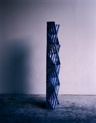 Blue Caryatid at Dusk, 2010. Digital C-print, 20 x 16 inches (50.8 x 40.6 cm).