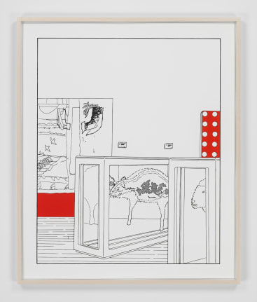 Dots and Slices (traced and painted), Sixth, 2006/2013/2021.