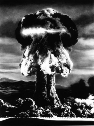 Untitled (Grable, 1948), 2003. Charcoal on mounted paper, 96 x 70 inches. MP D-549