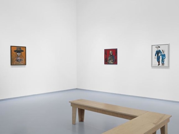 Andy Hope 1930, &quot;Impressions d&#039;Am&eacute;rique.&quot; Installation view, 2014. Metro Pictures, New York.