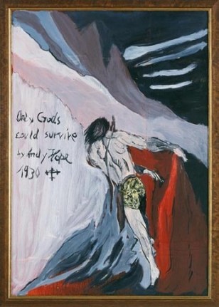 Only Gods could survive, 2006. Oil on board, 21.26 x 15.35 inches (54 x 39 cm). MP 4
