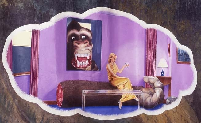 The Woman in the Wilderness (detail), 2005. Acrylic on oil cloth, 78 feet, 9 inches long, 15 feet high (2400 cm long, 457.2 cm high). MP 162