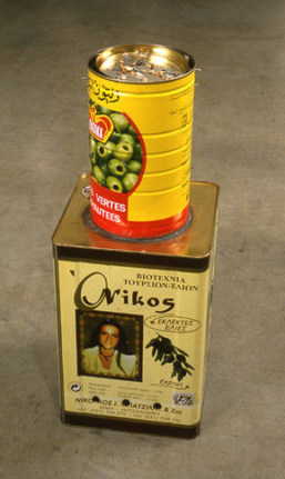 Jackdaw Trap, 1999. Metal, wood, 43 x 45-1/2 x 45-1/2 inches. MP 11