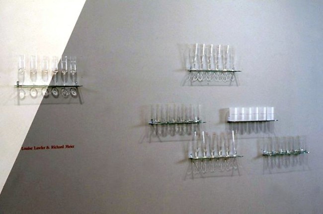 It Remains To Be Seen... Art by Design.  &#039;as serious as a circus&#039;,&quot; installation view, 1987. Metro Pictures, New York.