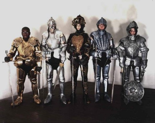 Knights, 2001. C-print mounted on aluminum, laminated, 48 x 62 inches (122 x 155 cm). Edition of 5. MP P-15-A