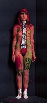 Frida, 2011. Color print, 74 3/8 x 34 1/8 inches (188.9 x 86.7 cm).