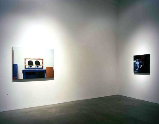 &quot;Looking Forward,&quot; installation view, 2004. Metro Pictures, New York.