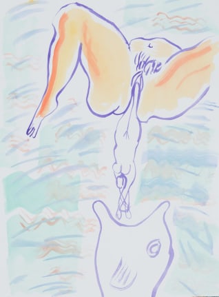 Study for Born, Never Asked, 2017.
