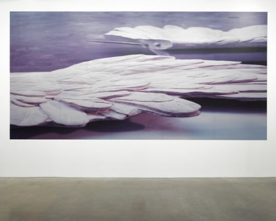 Grieving Mothers (Attachment) (Adjusted to fit), 2005/2011. Adhesive wall vinyl, image altered to conform to the proportions of a wall. MP 550-A