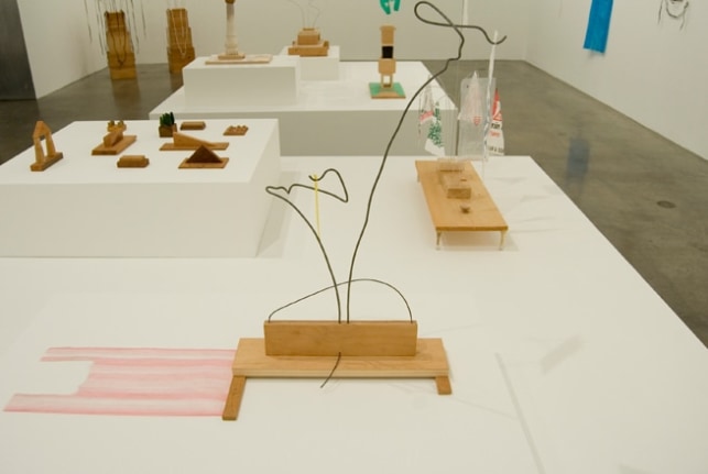 B. Wurtz: Works 1970–2011, installation view. Metro Pictures, New York.