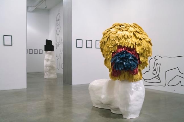 Olaf Breuning Installation view, 2008