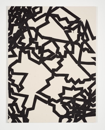 Dérives 47, 2015. Acrylic paint on canvas, 78 3/4 x 59 1/16 in (200 x 150 cm). 