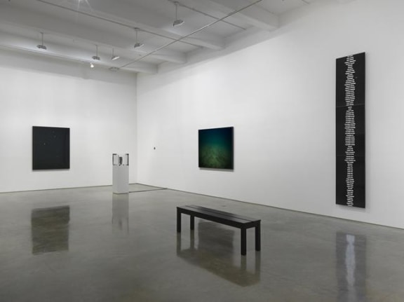 Trevor Paglen. Installation view, 2015. Metro Pictures, New York.