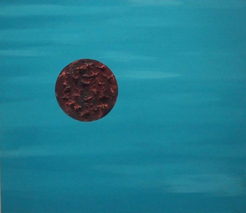 The Rotten Sun, 1986. Acrylic on canvas, 36 x 42 inches. MP 125