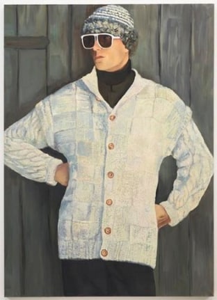 Cardigan Jedrek, 2010. Oil on canvas, 76.77 x 55.12 inches (195 x 140 cm). MP 67
