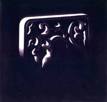 Untitled (ivory detail on desk 1938), 2000. Charcoal and graphite on mounted paper, 30 x 31 1/2 inches (76.2 x 80 cm); framed: 31 1/2 x 32 1/2 x 1 3/4 inches (80 x 82.5 x 4.4 cm). MP D-401