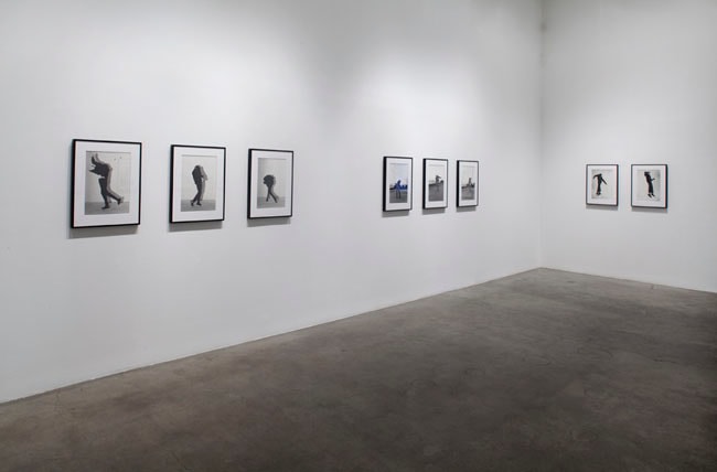 Robert Longo, Untitled (Men in the Cities), 1976 - 1982 / 2009. Set of 14 black and white photos, 20 x 16 inches (paper) (50.8 x 40.6 cm). MP P-21