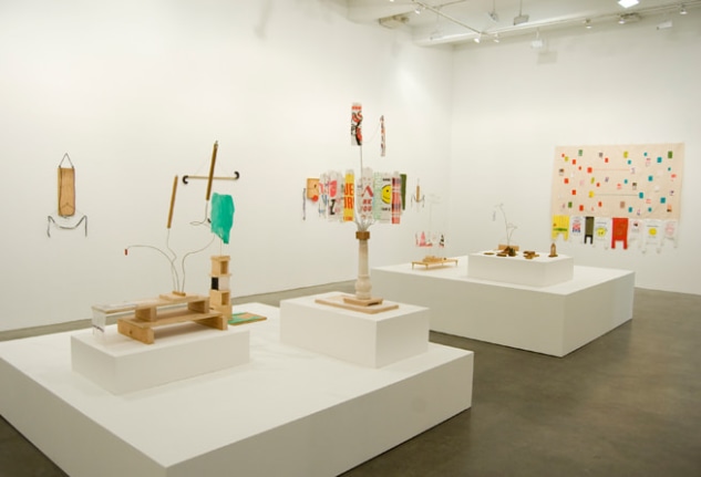 B. Wurtz: Works 1970–2011, installation view. Metro Pictures, New York.