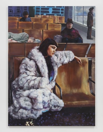 Vitebsk Station, 2018. Oil and acrylic on canvas,