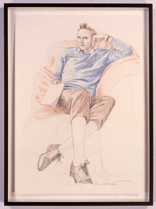 TinTin 5, 2005. Colored pencil drawing on paper, 23.4 x 16.5 inches. MP D-11