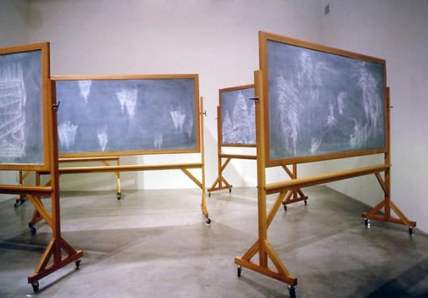 &quot;The Forest for the Trees,&quot; installation view, 1998. Metro Pictures, New York.