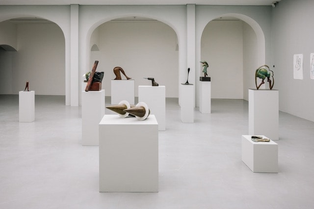 Mother Tongue. Installation view, 2020. Kestner Gesellschaft, Hanover. Photo: Rafael Heygster.